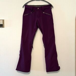 Purple snowpants